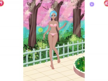 Anime Girls Fashion Makeup Dress up