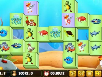 Aquatic Triple Mahjong