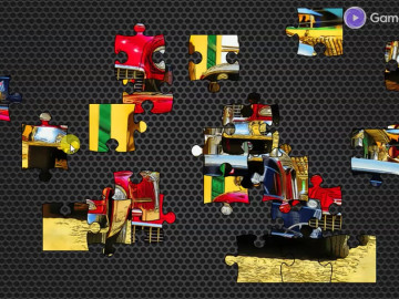 Cuban Vintage Cars Jigsaw