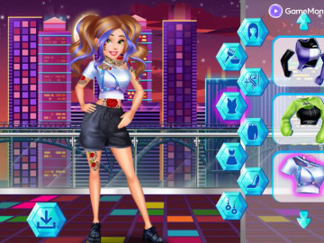 Cyberpunk City Fashion