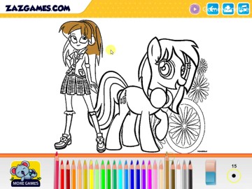 Equestria Girls Coloring Book