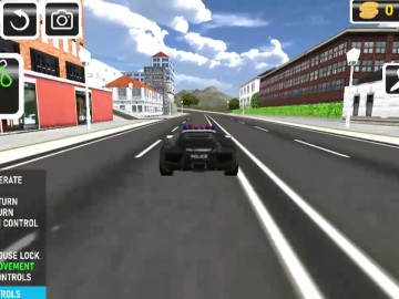 Flying Police Car Simulator
