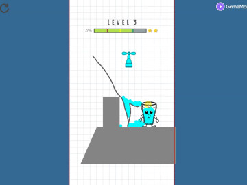 Happy Glass Draw lines