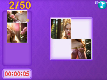 Incredible Princesses and Villains Puzzle