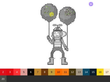 Pixel Art - Color by Numbers