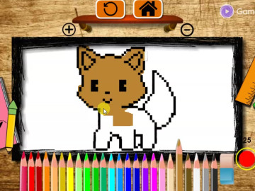 Pixel Art Coloring Book