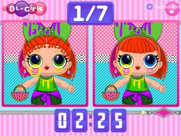 Popsy Princess Spot the Difference