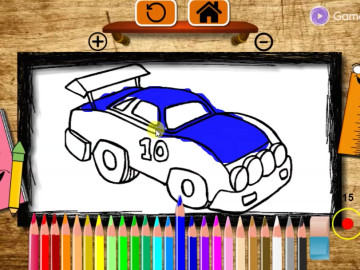 Racing Cars Coloring