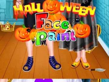 SISTER HALLOWEEN FACE PAINT