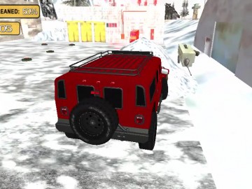 Snow Plow Jeep Simulator 3D
