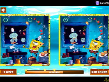 SpongeBob Find The Differences